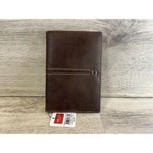 Relic Business Journal Leather Book Writing‎ Brown New With Defects